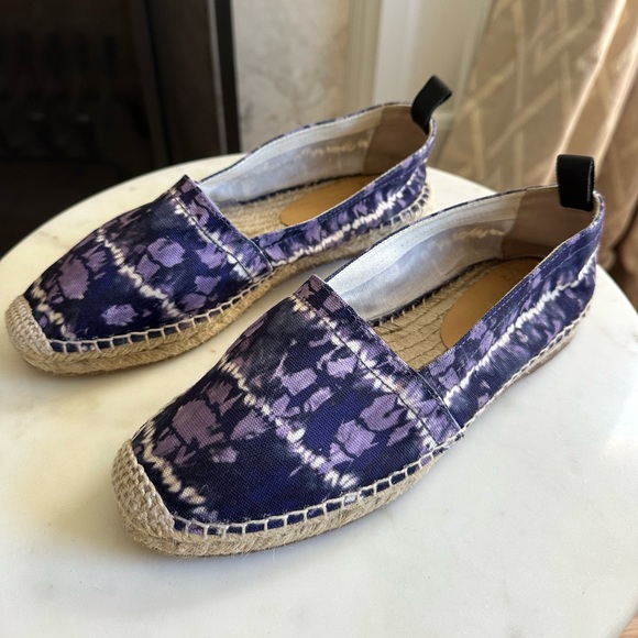Altuzarra Shoes - Altuzarra Purple Tie-Dye Espadrille Flats